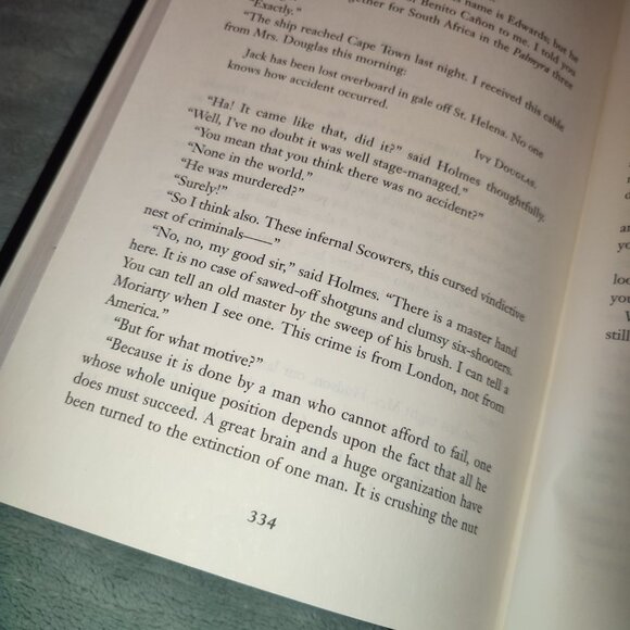 Book Sir Arthur Conan Doyle Collectible Mystery Sign of Four Valley of Fear - Picture 8 of 8